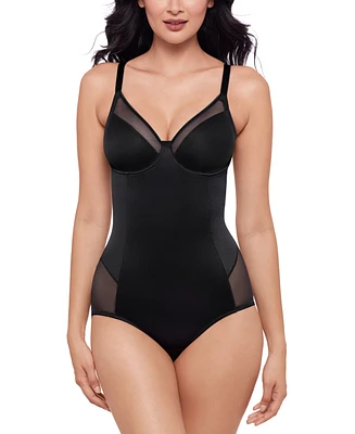 Miraclesuit Women's Sexy Sheer Shaping Padded-Cup Bodysuit