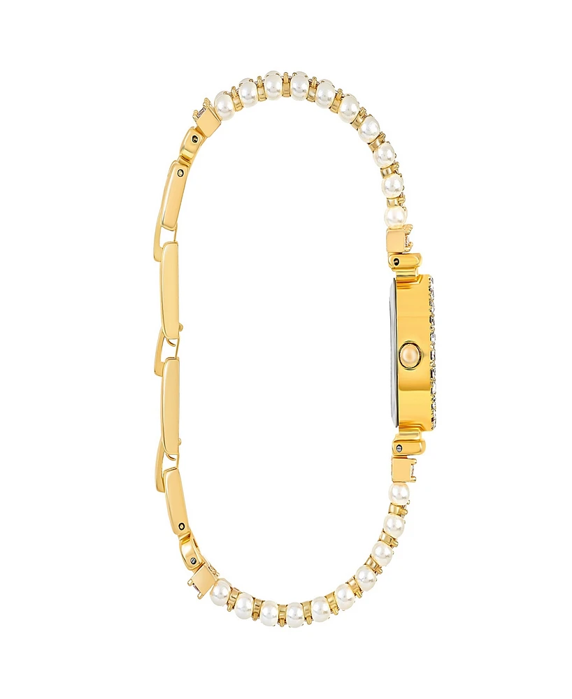 Danecraft Women's 18K Fine Gold-Plated Analog Watch