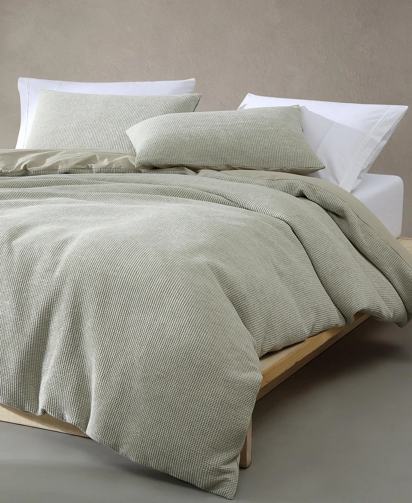 Calvin Klein Microwaffle Melange 3-Pc. Comforter Set