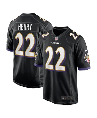 Nike Men's Derrick Henry Black Baltimore Ravens Alternate Game Jersey