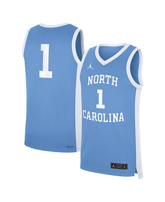 Jordan Men's 1 Carolina Blue North Tar Heels Alternate Replica Jersey
