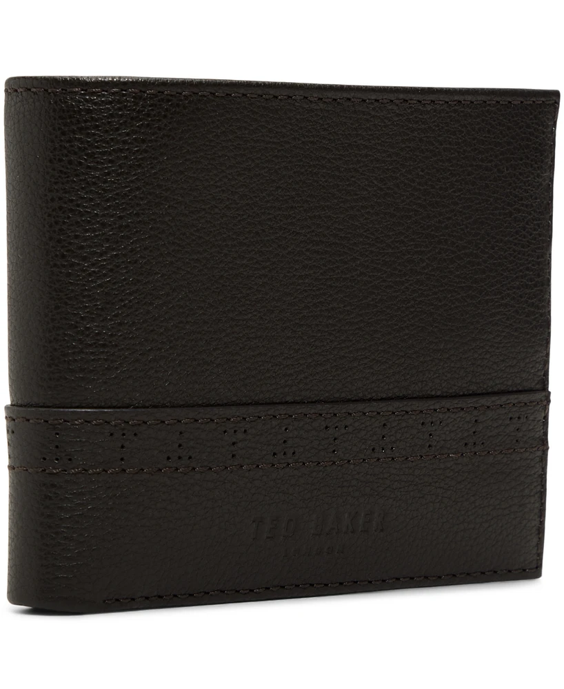 Ted Baker Pebble Dark Brown Leather Wallet