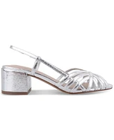 Giani Bernini Women's Myrahh Cagey Slingback Block Heel Dress Sandals, Created for Macy's