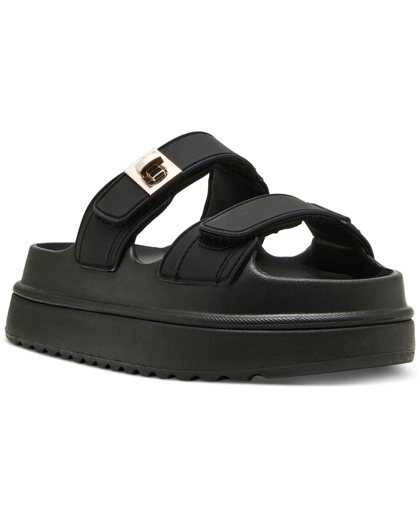 Steve Madden Women's Bigschmona Platform Slide Sandals