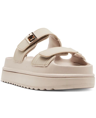 Steve Madden Women's Bigschmona Platform Slide Sandals