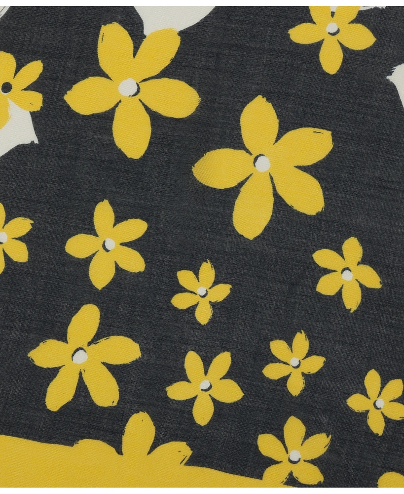Kate Spade New York Women's Summer Blooms Large Square Scarf