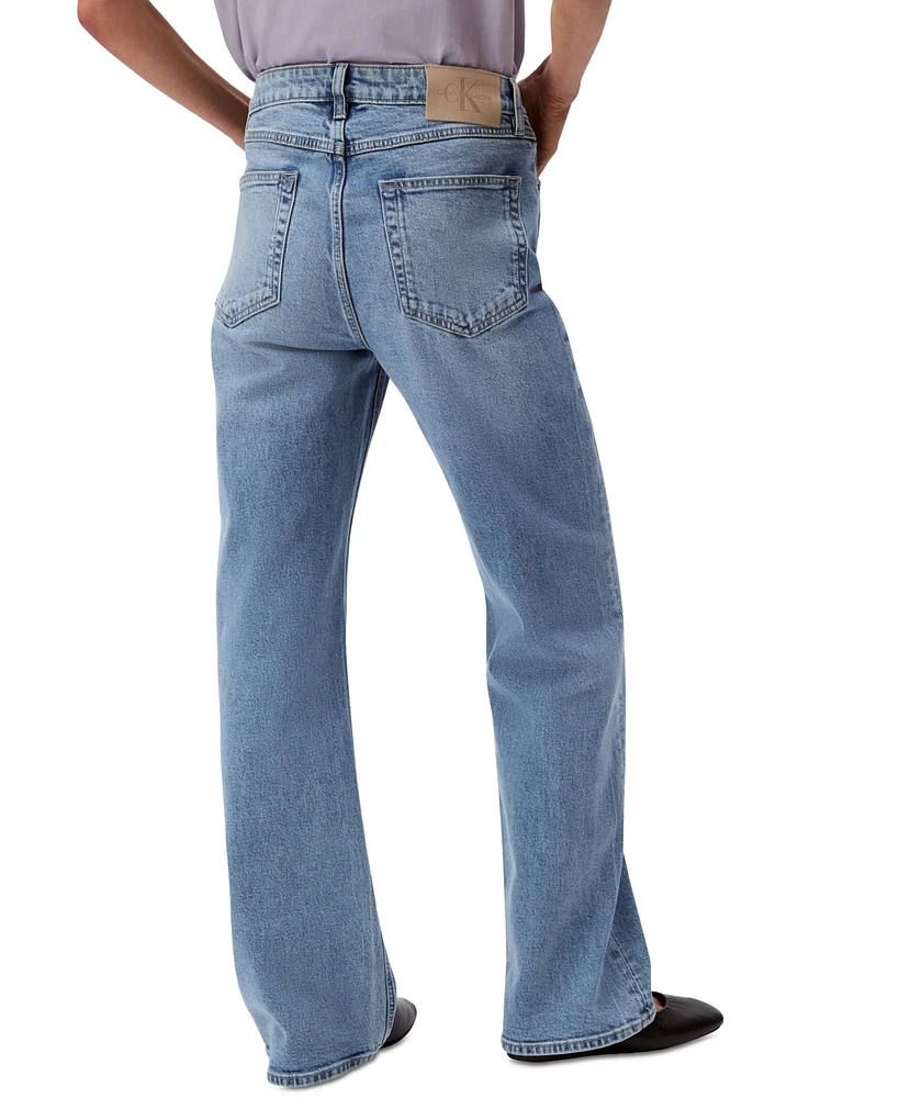 Calvin Klein Jeans Women's 90s Straight-Leg Stretch