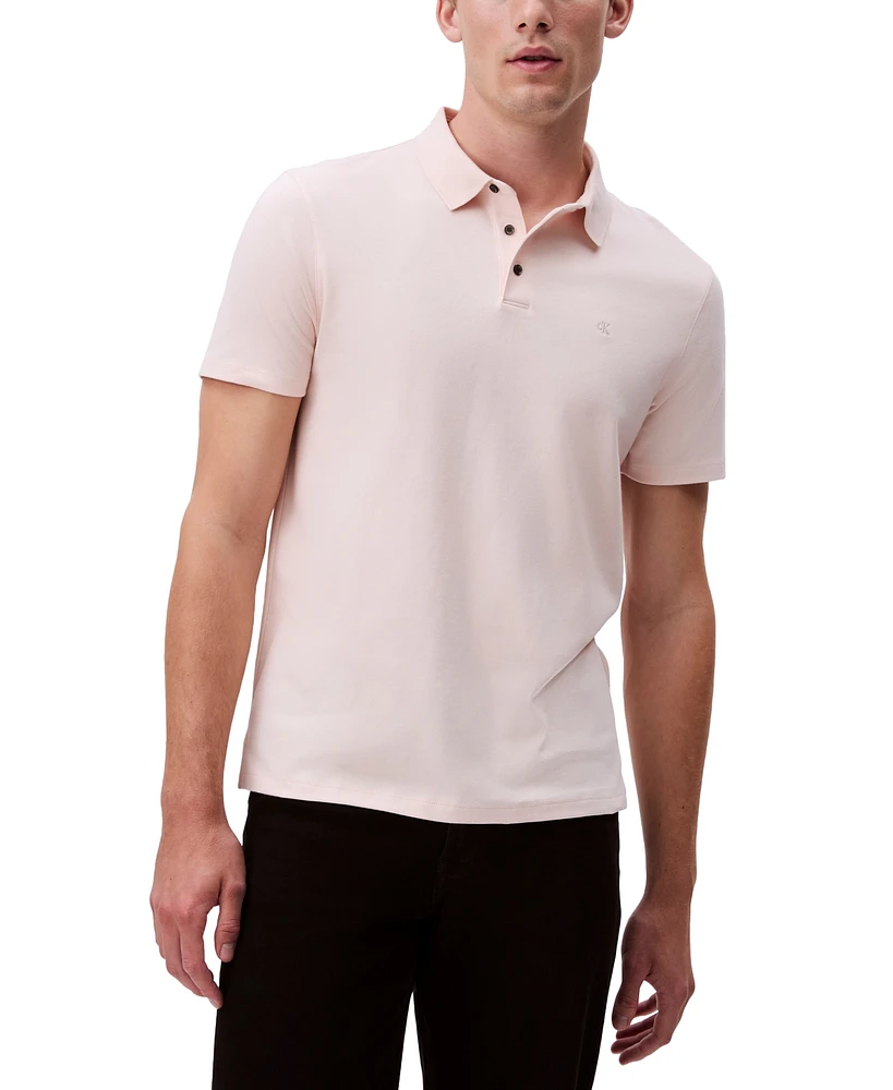 Calvin Klein Men's Short Sleeve Supima Cotton Polo Shirt