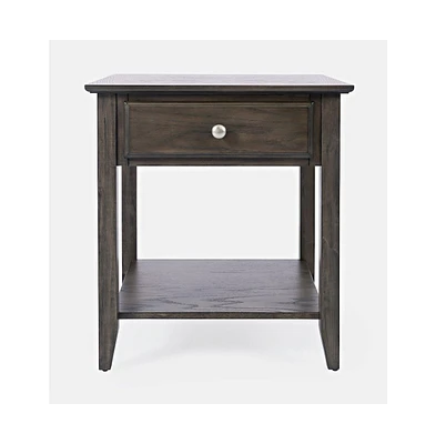 Modern Espresso End Table