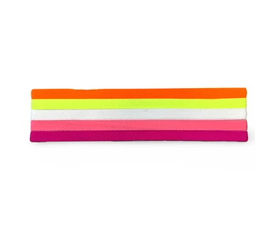 Women's Skinny Training Headbands - Neon Set