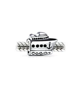 Bling Jewelry Ocean Liner Yacht Charm Bead Sterling Silver European Bracelet