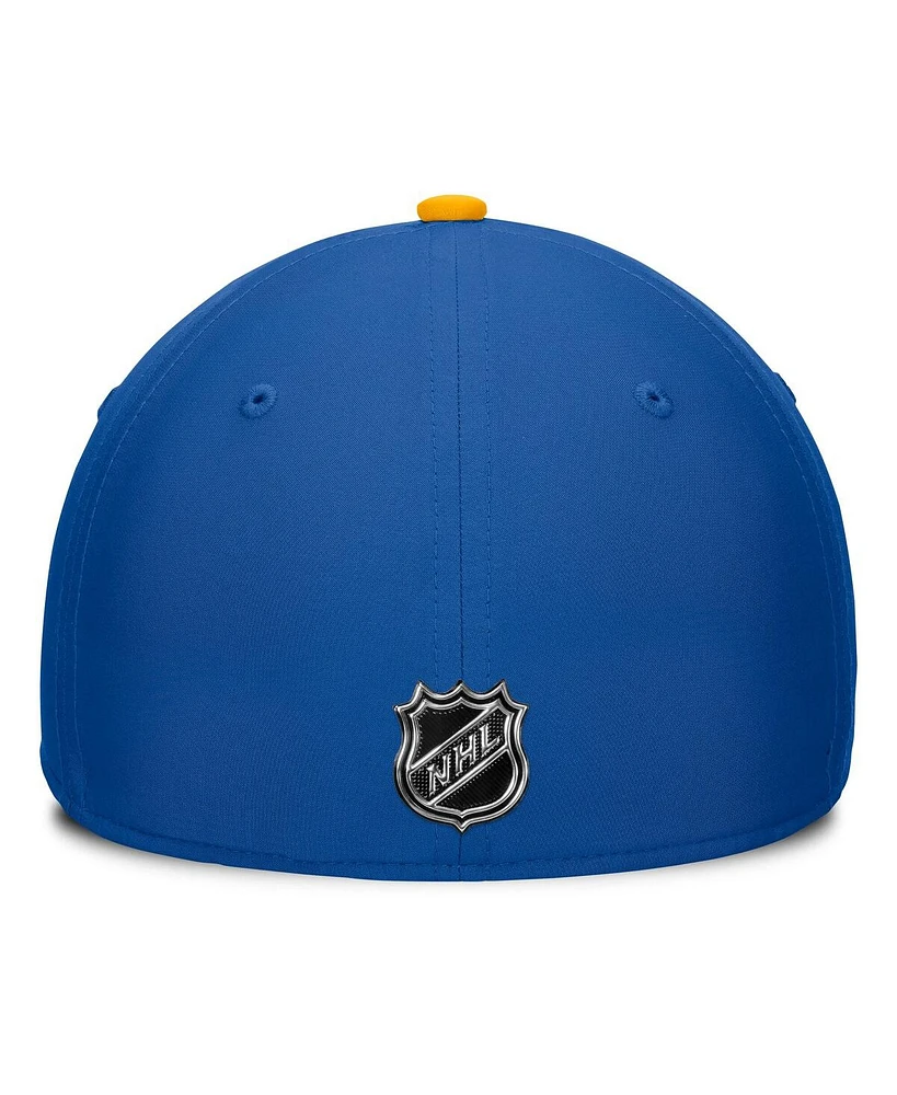 Fanatics Men's Royal/Gold Buffalo Sabres Authentic Pro Rink Flex Hat