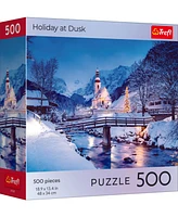 Trefl Red 500 Piece Puzzle - Holiday at Dusk