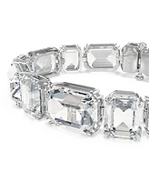Swarovski Millenia Octagon Cut White Rhodium Plated Tennis Bracelet