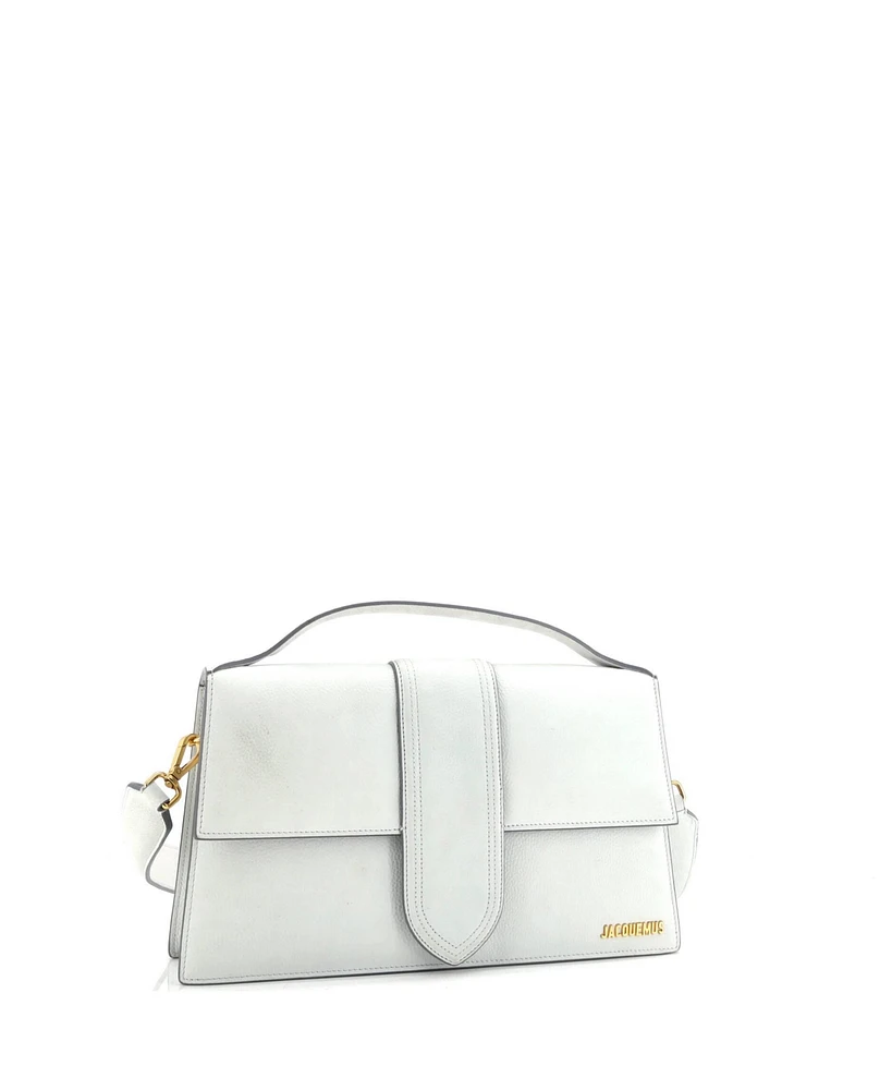 Pre-Owned Jacquemus Le Bambinou Flap Bag Leather