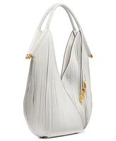 Donna Karan New York Baldwin Large Laser-cut Shoulder with Leather Wrapped Rounded Handle