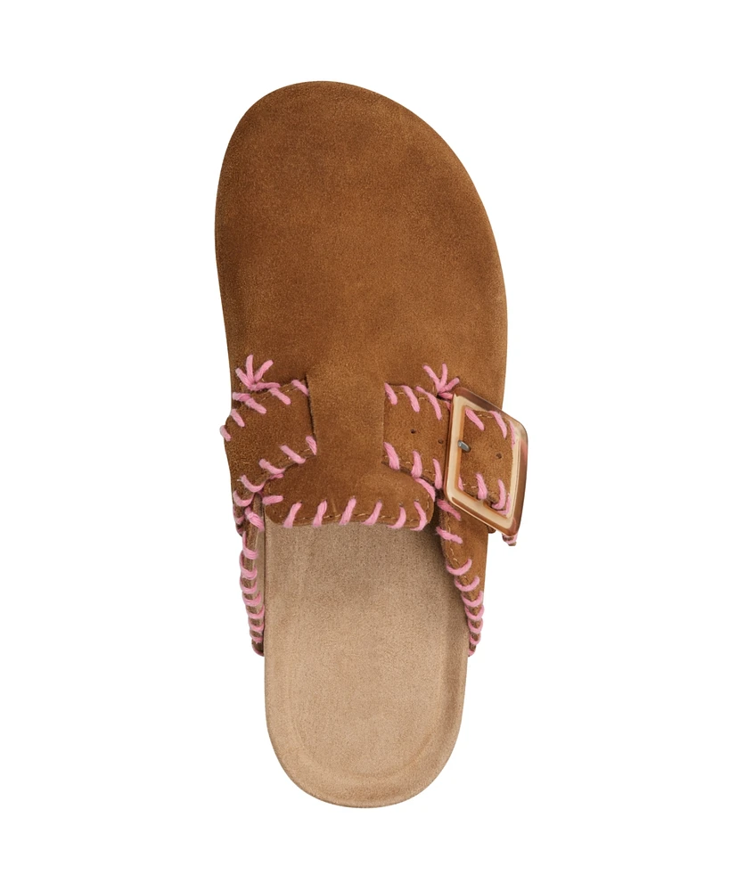 Earth Women's Gena Stitched Flat Clogs