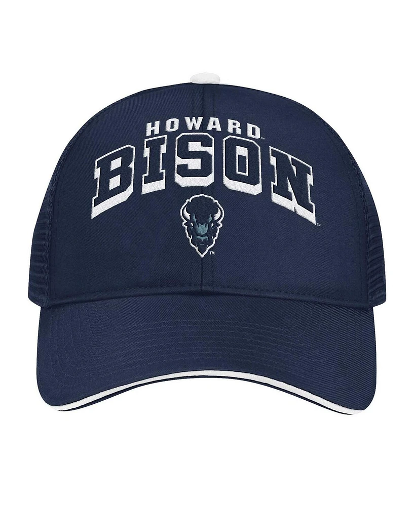 Colosseum Men's Navy Howard Bison Wyatt Primary Team Trucker Adjustable Hat