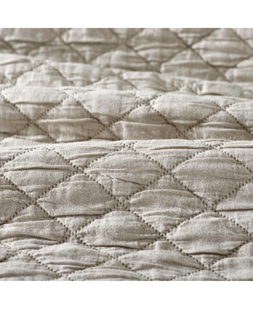 Ihi Home Colmar Dutch Euro Sham, Natural