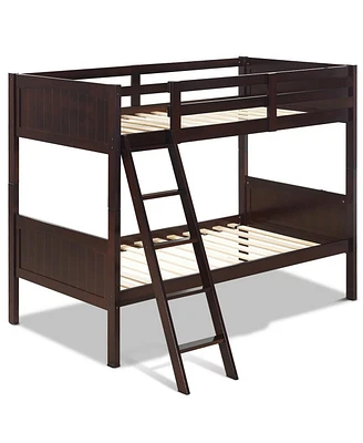 Wooden Bunk Beds Convertible into 2 Individual Beds for Flexible Kids' Room Setup