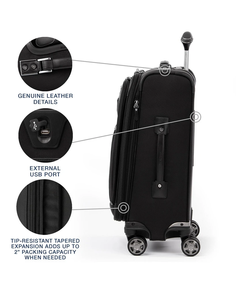 Travelpro Platinum Elite 21" Softside Carry-On Spinner