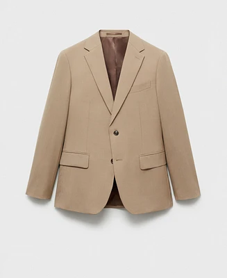 Mango Men's Slim-Fit Wool Blazer