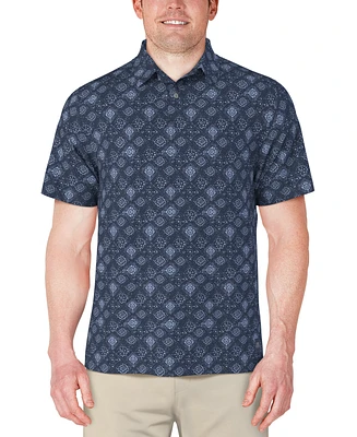 Pga Tour Men's Medallion Polo Shirt