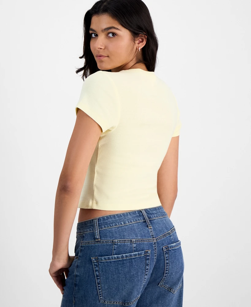 Self Esteem Juniors' Sunshine Beach Hibiscus Tee