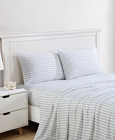 Nautica Cotton Percale 4-Piece Sheet Set