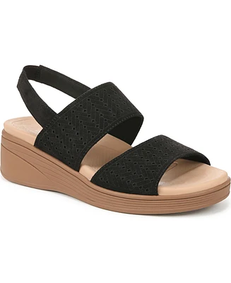 LifeStride Women's Festive Washable Slingback Wedge Sandals