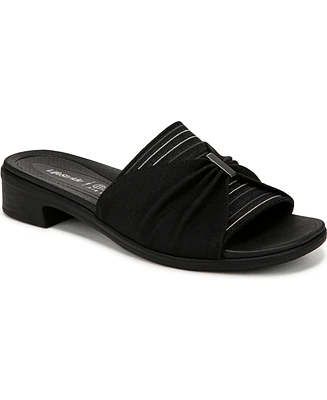 LifeStride Women's Paradise Washable Block Heel Slide Sandals