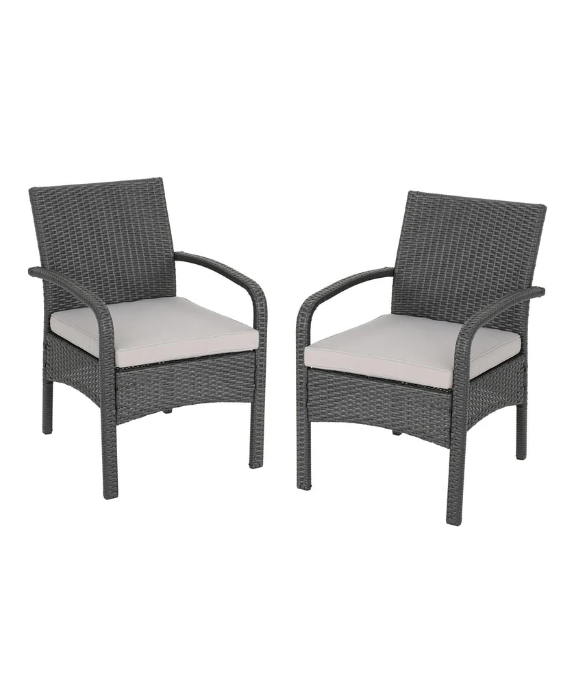Deluxe Rattan Outdoor Club Chairs: Tropical Style, Unparalleled Comfort