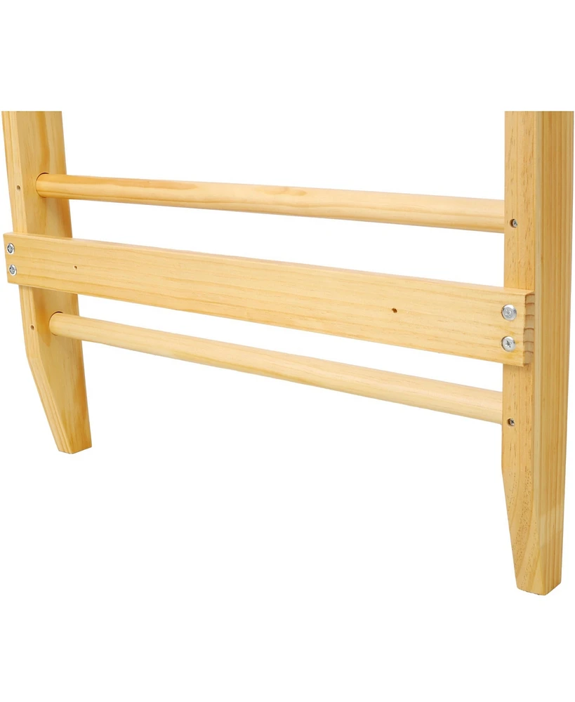 Multi-Purpose Swedish Ladder & Pull-Up Bar for Gymnastics, Physical Therapy, and Home Workouts