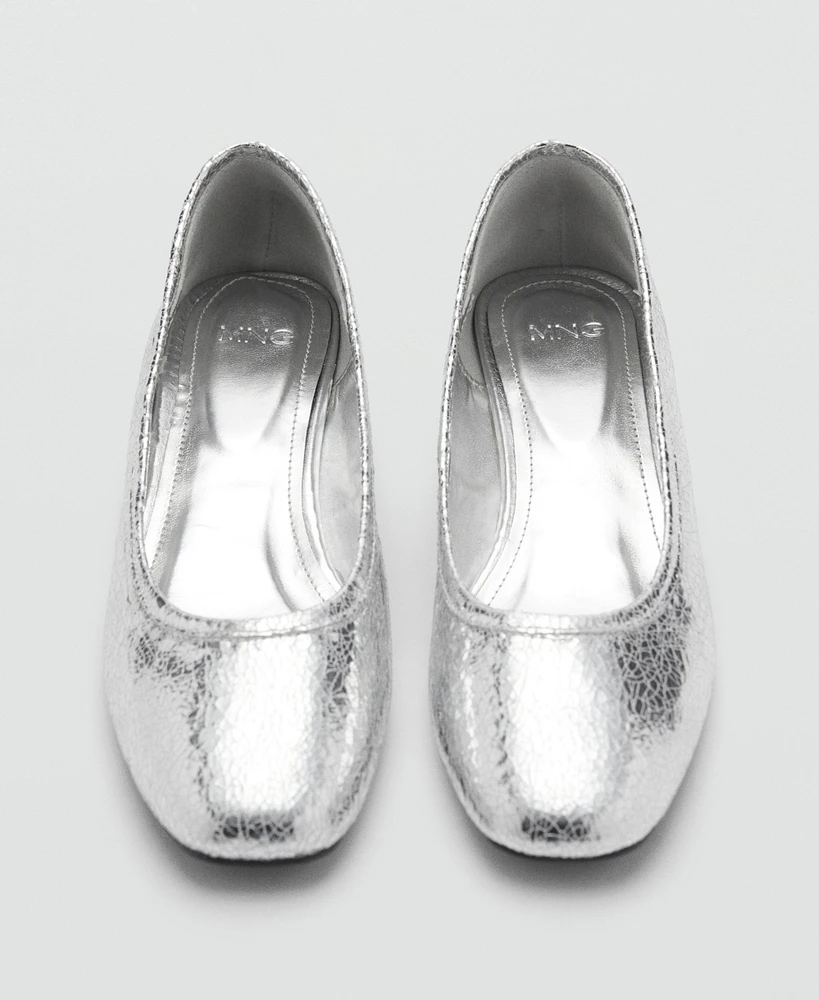 Mango Women's Cracked-Heel Shoes