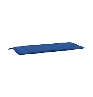 Garden Bench Cushions 2 pcs Blue 47.2"x19.7"x2.8" Oxford Fabric
