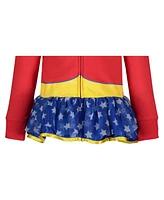 Wonder Woman Zip Up Costume Hoodie