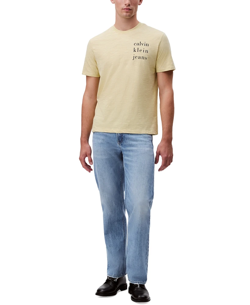 Calvin Klein Men's Classic Short Sleeve Crewneck Logo T-Shirt