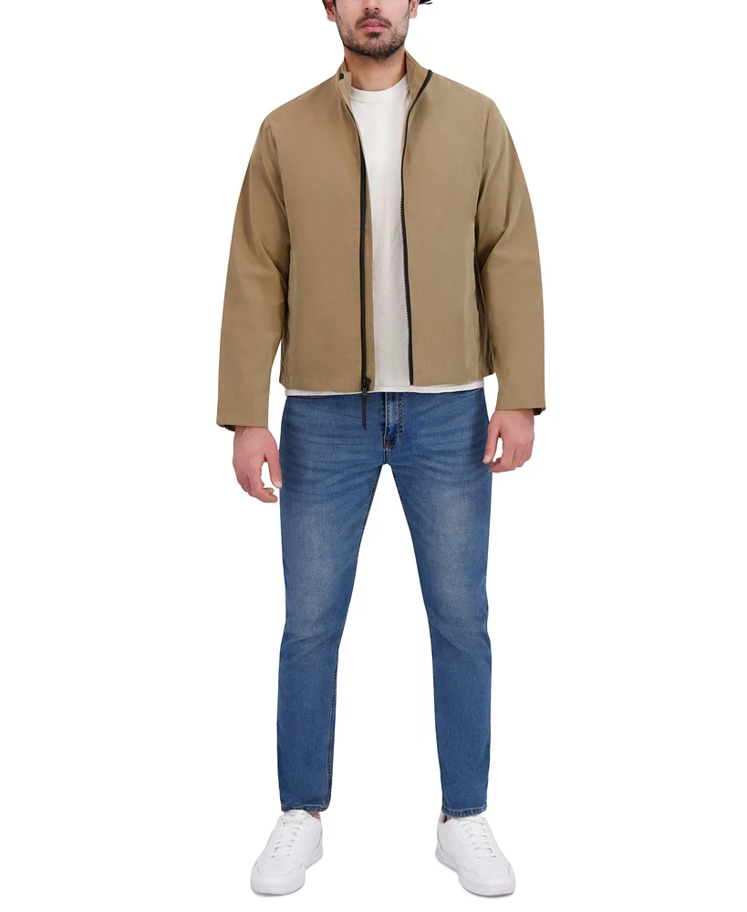 Robert Graham Men's Lightweight Peached Stand Collar Jacket