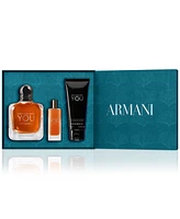 Men's 3-Pc. Emporio Armani Stronger With You Intensely Eau de Parfum Gift Set
