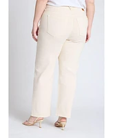 Eloquii Women's The Naomi Comfort Stretch Straight Jean