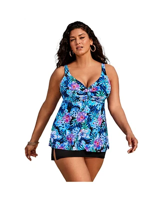Swimsuits for All Women's Bra Sweetheart Underwire Tankini Top