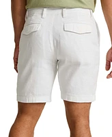 Tommy Bahama Men's Beach Coast Flat-Front Linen 9" Shorts