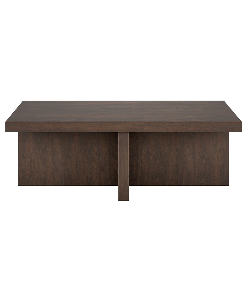 Hudson & Canal 44" Elna Wide Rectangular Coffee Table