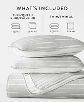 ienjoy Home Horizon Lines Reversible 3-Pc. Lightweight Quilt Set
