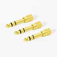 Mee audio 1/4" (6.3 mm) Stereo Audio Adapter (3 Pack)