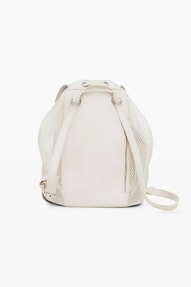 Desigual Women's Medium mesh drawstring backpack