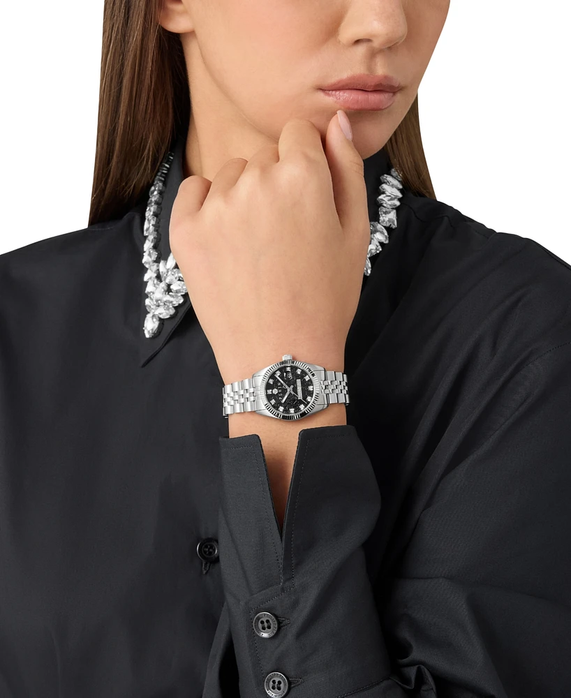 Philipp Plein Women's Date Superlative Stainless Steel Bracelet Watch 28mm