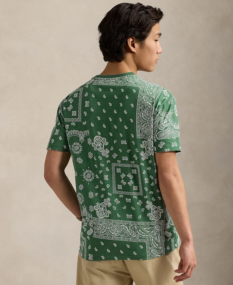 Polo Ralph Lauren Men's Classic-Fit Bandanna Jersey T-Shirt