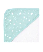 Luvable Friends Unisex Gender-Fluid Hooded Cotton Terry Robe-Towel