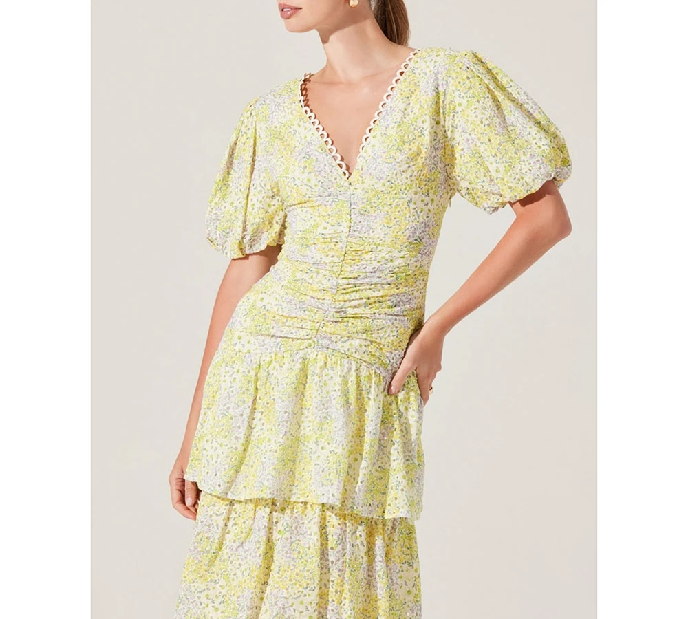 Astr the Label Women's Corinna Tiered Maxi Dress